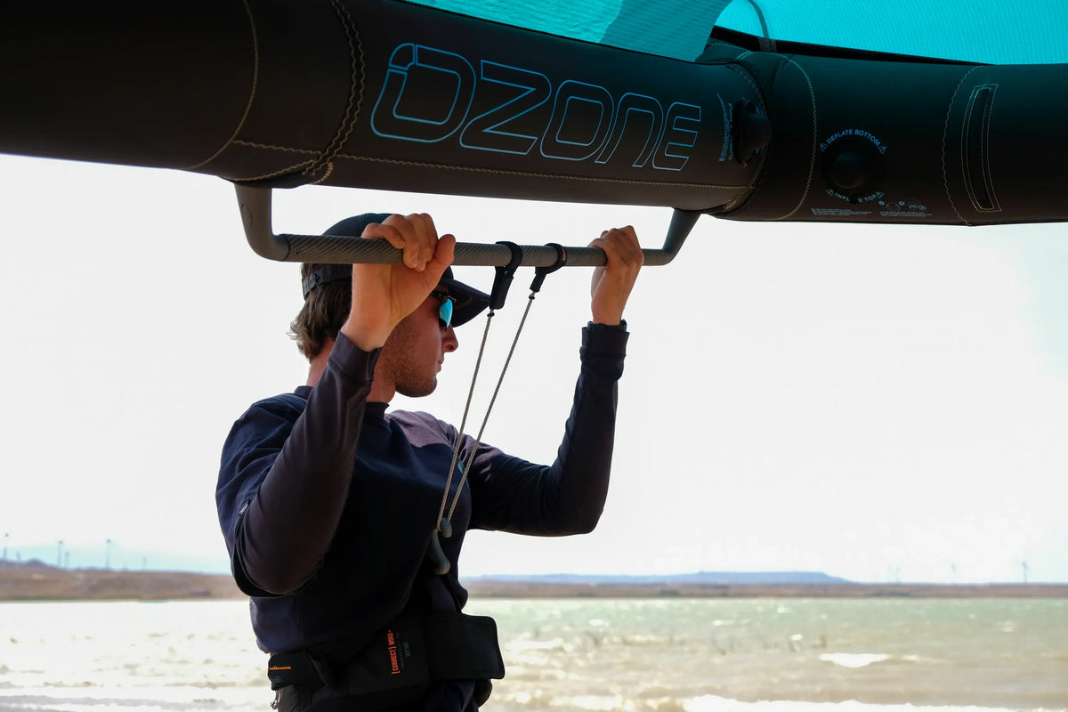 Ozone wing/parawing double attachment bungee loop