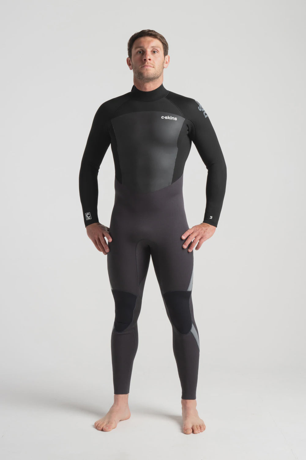C skins Legend 3/2 Back Zip Steamer Mens Wetsuit